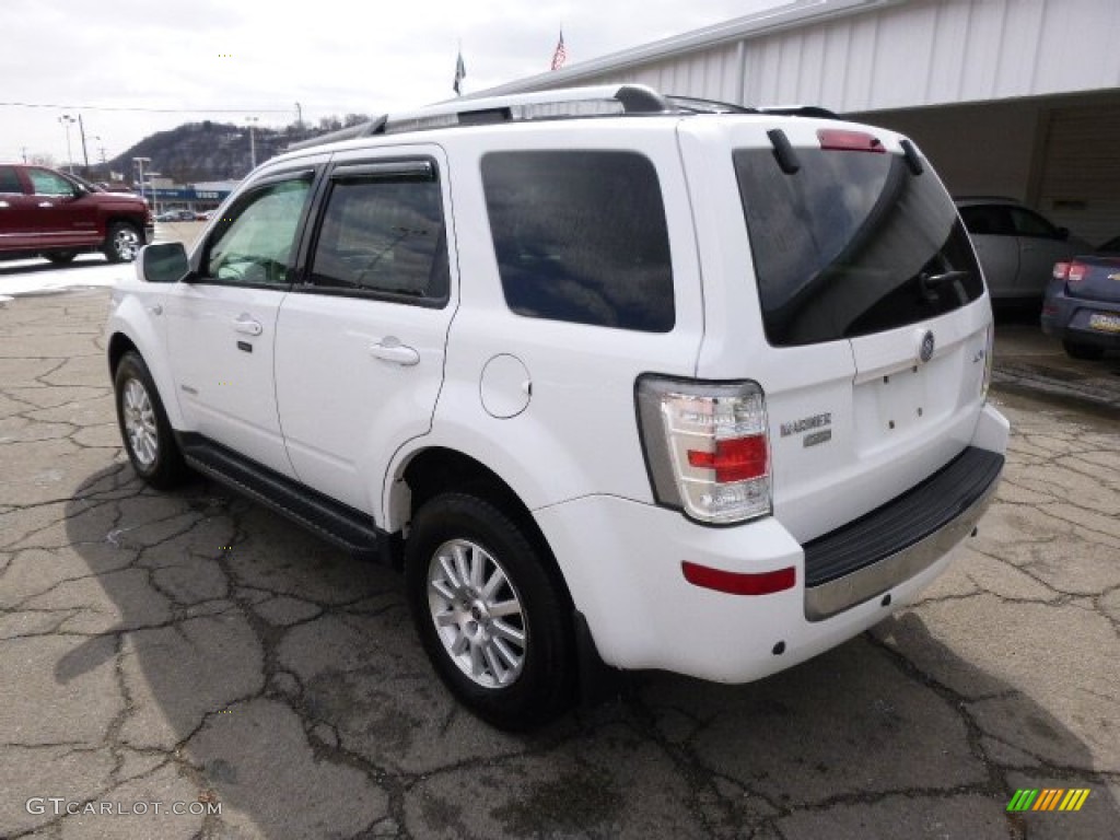 2008 Mariner V6 Premier 4WD - Oxford White / Greystone/Stone photo #6