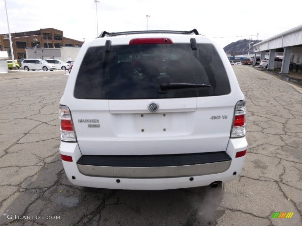 2008 Mariner V6 Premier 4WD - Oxford White / Greystone/Stone photo #7
