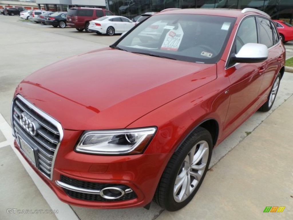 Volcano Red Metallic 2014 Audi SQ5 Premium plus 3.0 TFSI quattro Exterior Photo #91859483