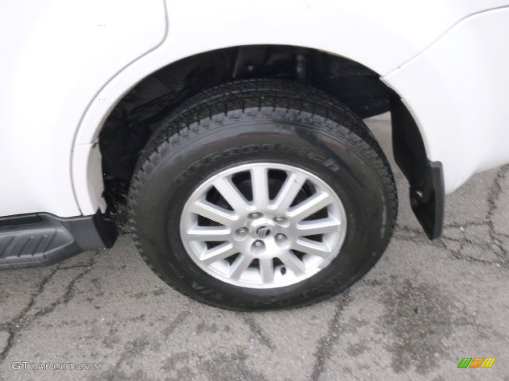 2008 Mariner V6 Premier 4WD - Oxford White / Greystone/Stone photo #9