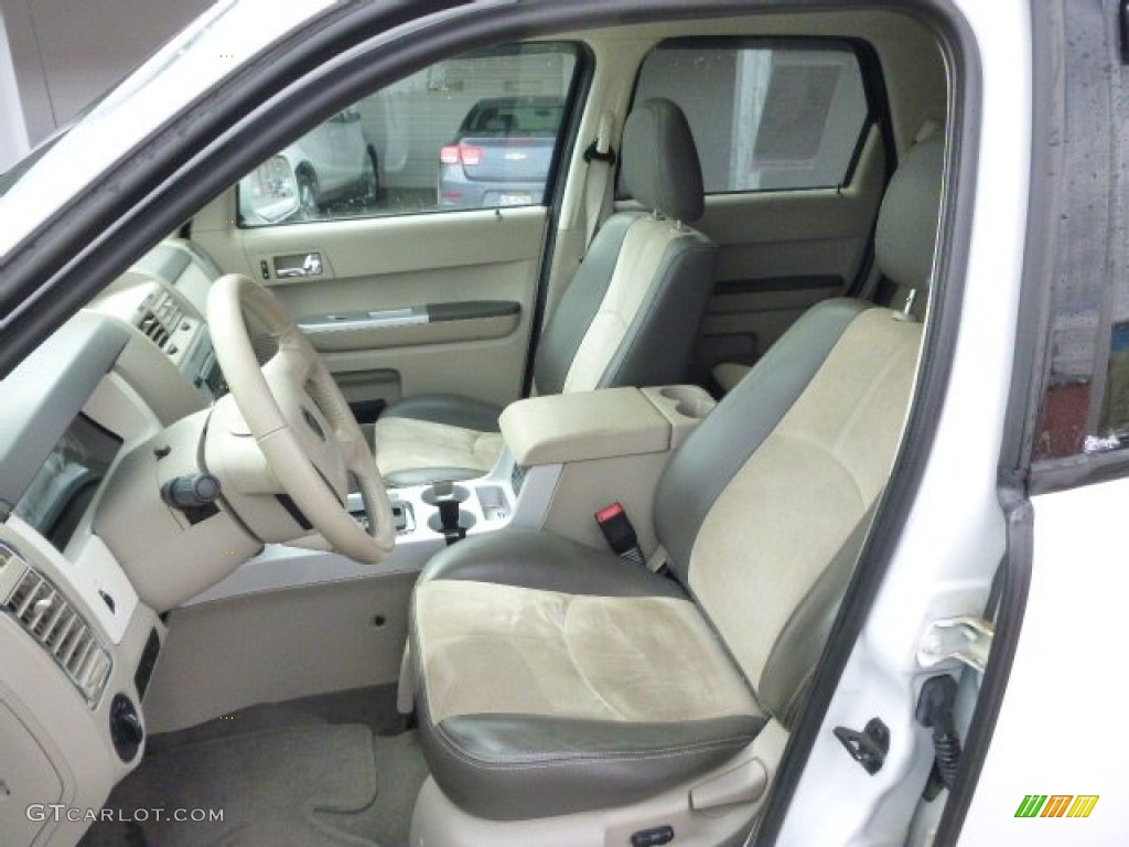 2008 Mariner V6 Premier 4WD - Oxford White / Greystone/Stone photo #10