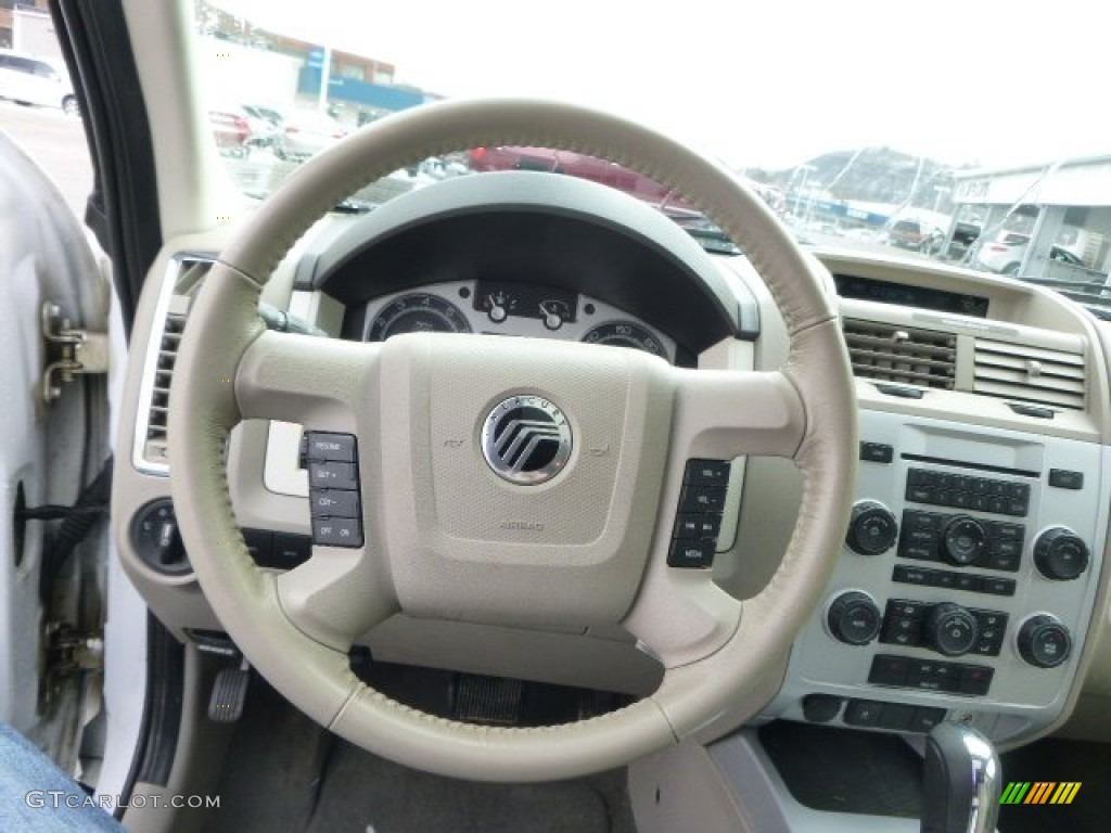 2008 Mariner V6 Premier 4WD - Oxford White / Greystone/Stone photo #18