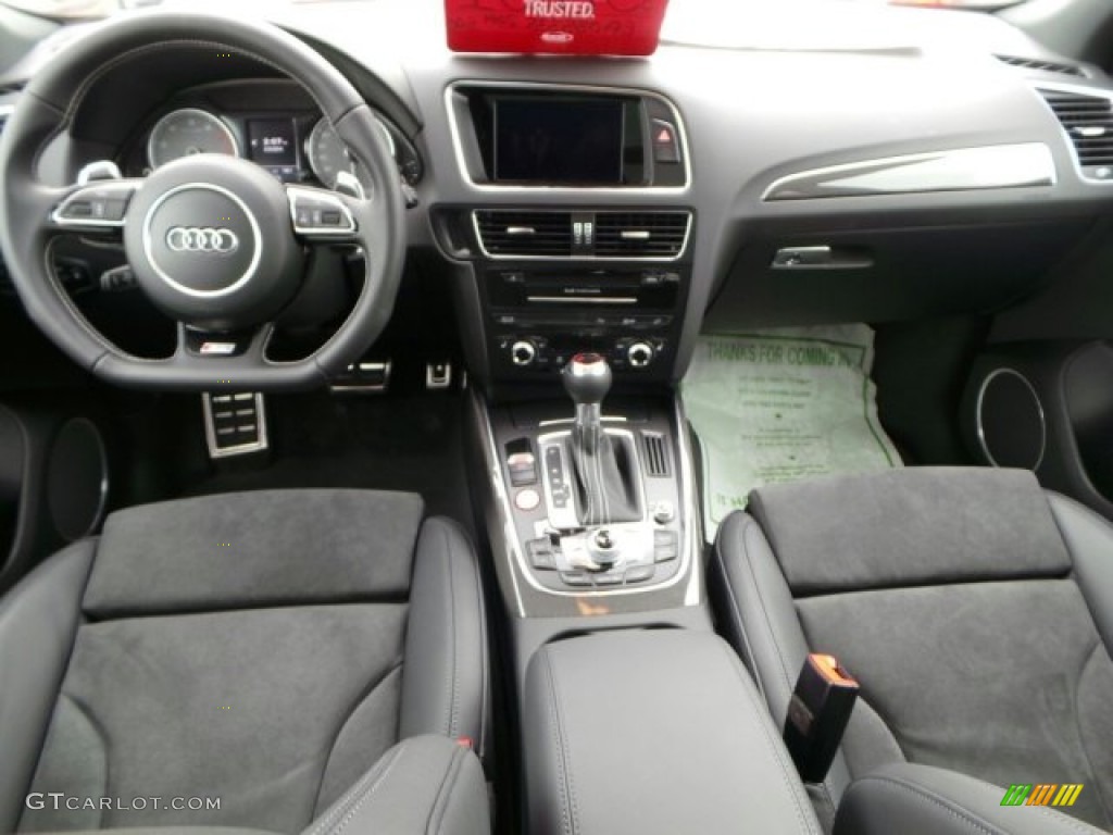 2014 Audi SQ5 Premium plus 3.0 TFSI quattro Black Leather/Alcantara Dashboard Photo #91860064