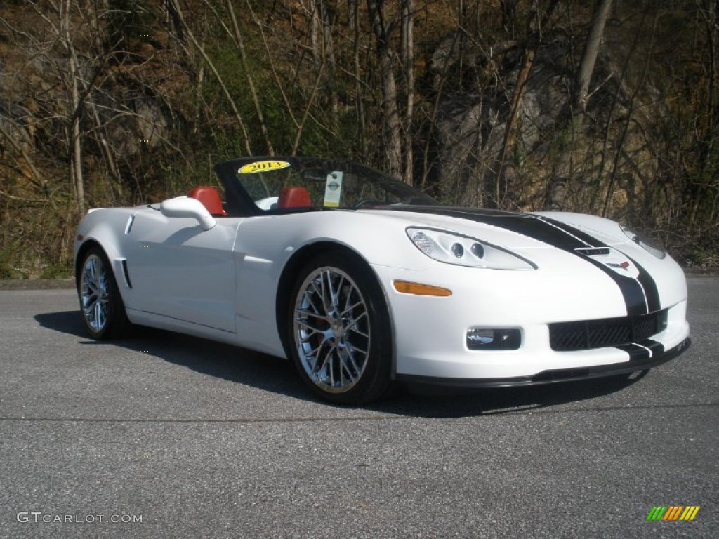 Arctic White 2013 Chevrolet Corvette 427 Convertible Collector Edition Exterior Photo #91860617