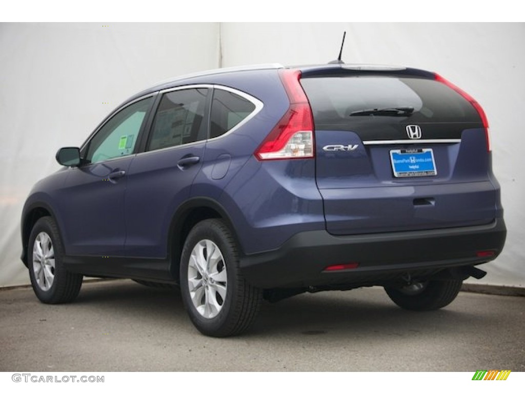 2014 CR-V EX-L - Twilight Blue Metallic / Gray photo #2