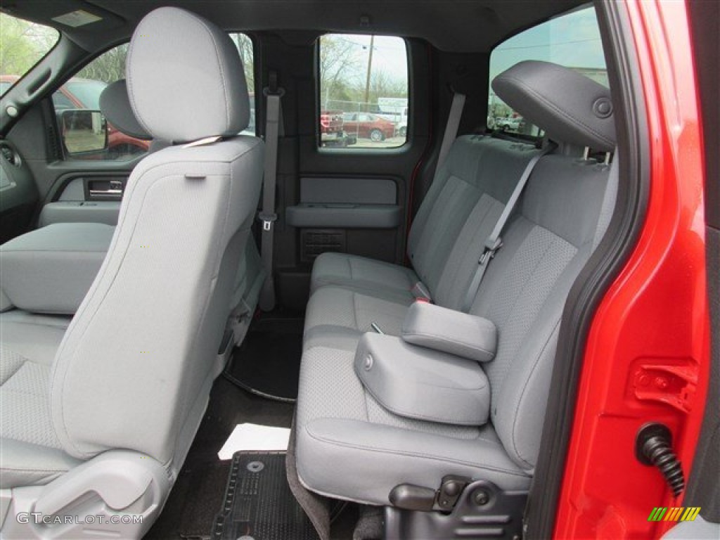 2014 F150 STX SuperCab - Race Red / Steel Grey photo #7