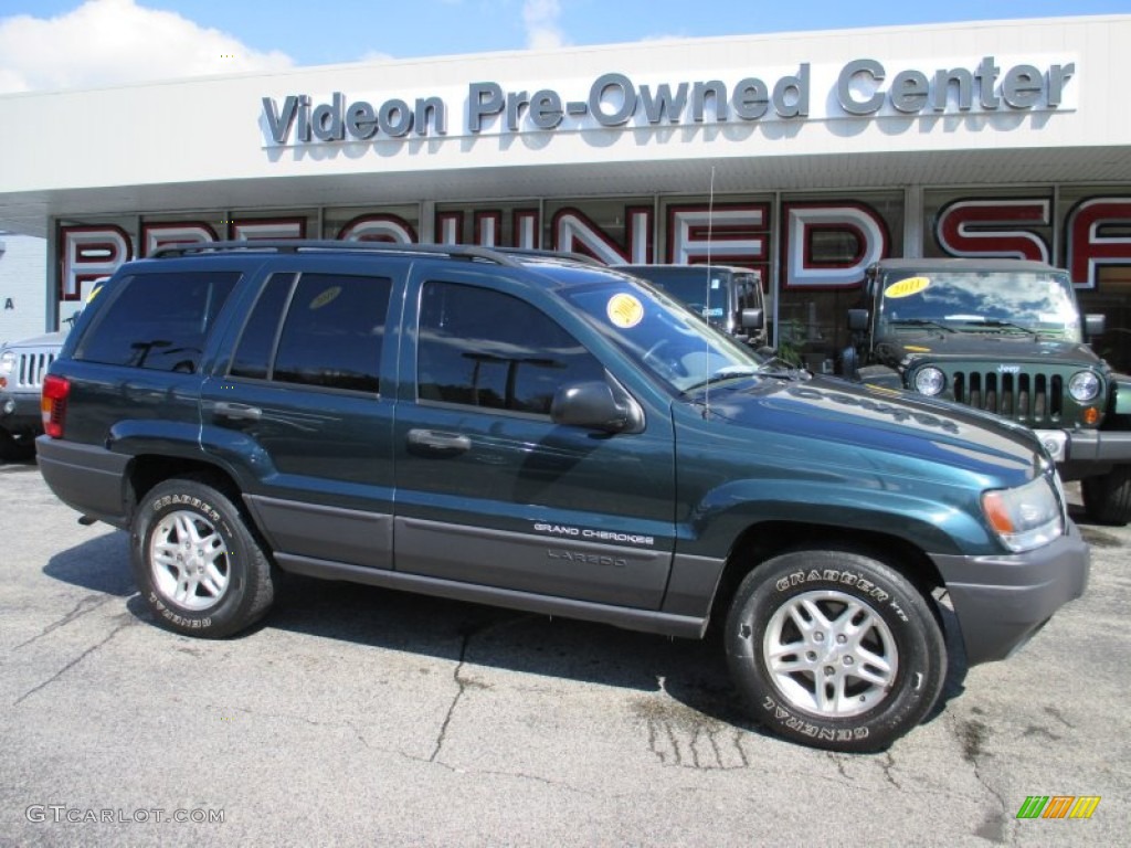 2004 Grand Cherokee Laredo 4x4 - Deep Beryl Green Pearl / Dark Slate Gray photo #2