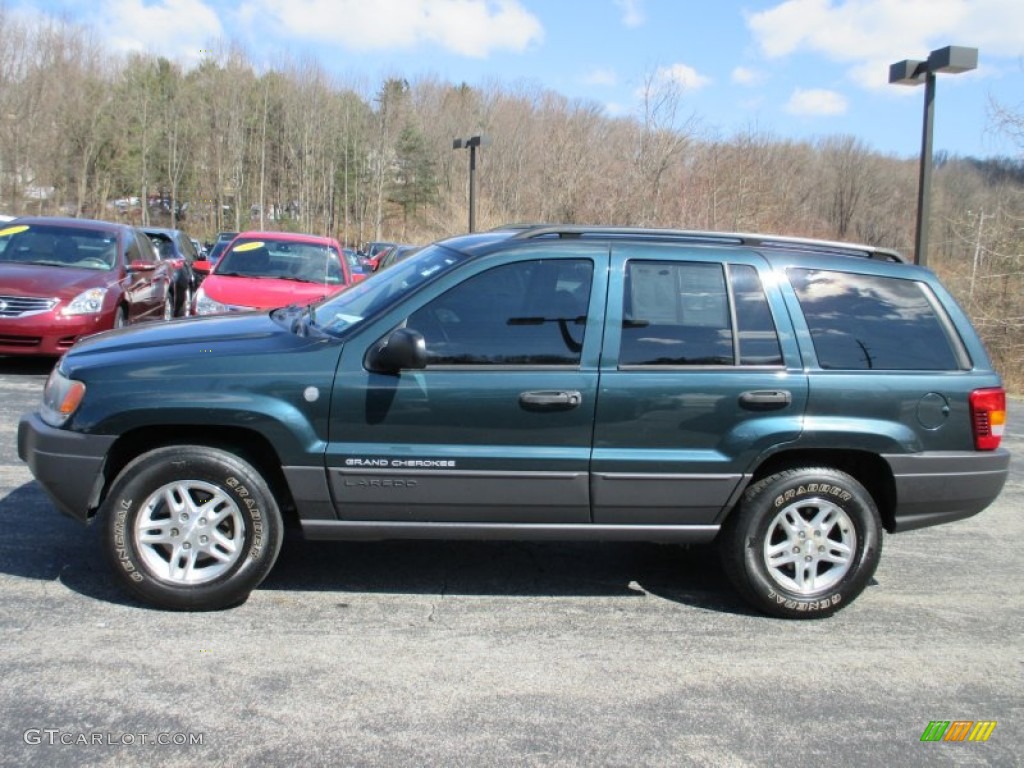Deep Beryl Green Pearl 2004 Jeep Grand Cherokee Laredo 4x4 Exterior Photo #91863956