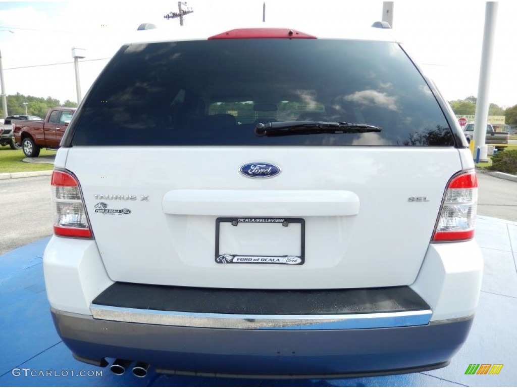2008 Taurus X SEL - Oxford White / Medium Light Stone photo #4