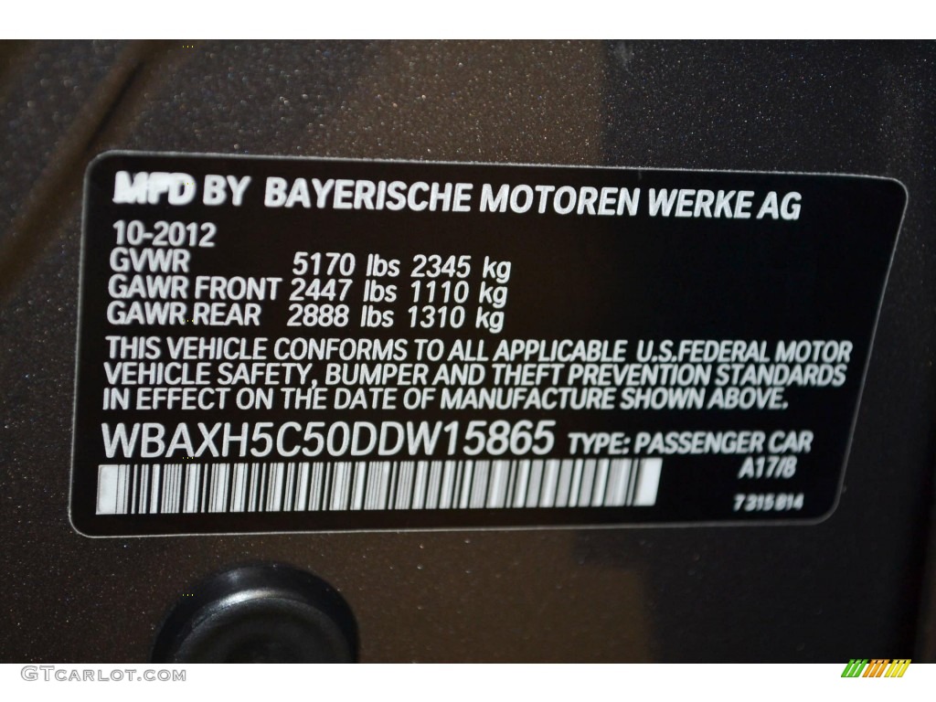 2013 5 Series 528i xDrive Sedan - Mojave Metallic / Everest Gray photo #10
