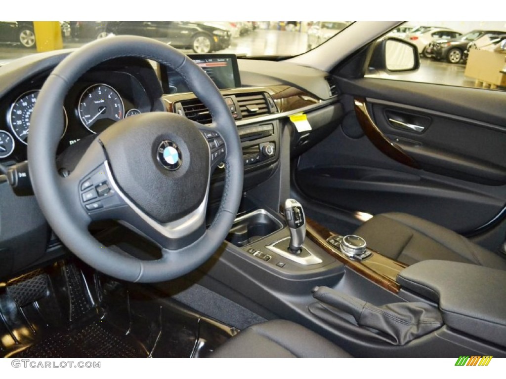 2014 3 Series 328d Sedan - Glacier Silver Metallic / Black photo #6