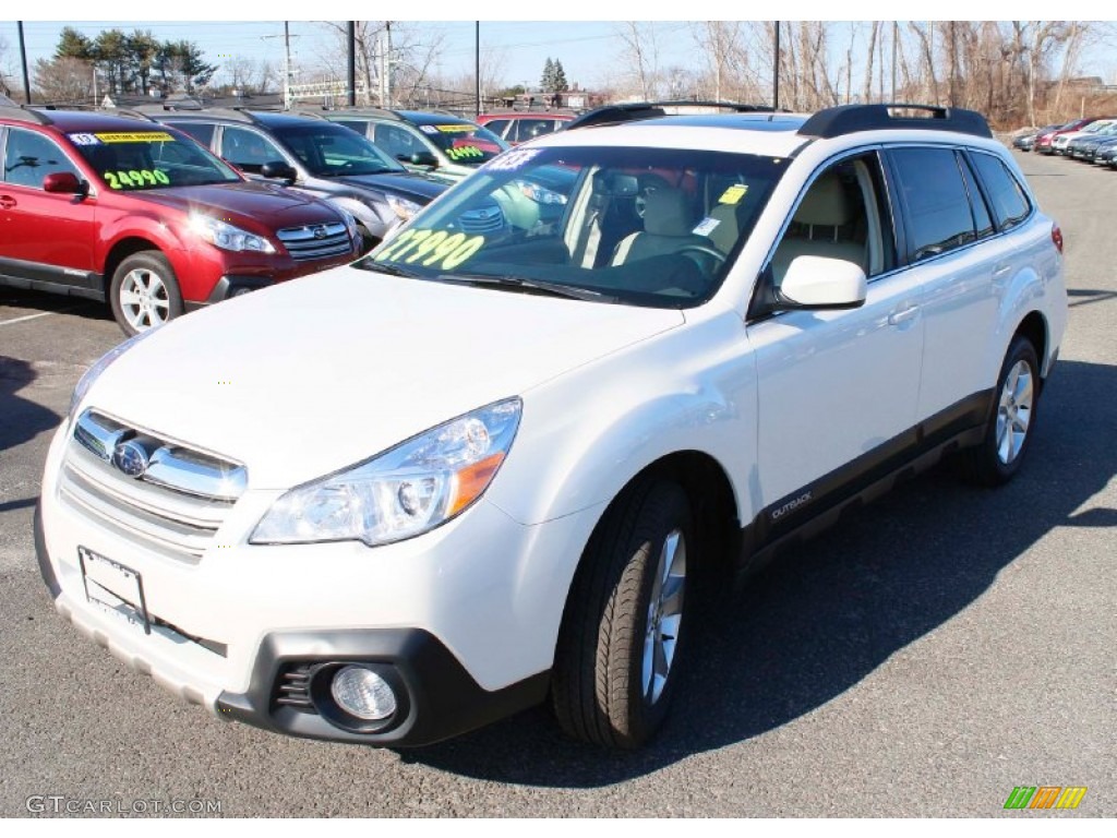 Satin White Pearl 2013 Subaru Outback 2.5i Limited Exterior Photo #91867028