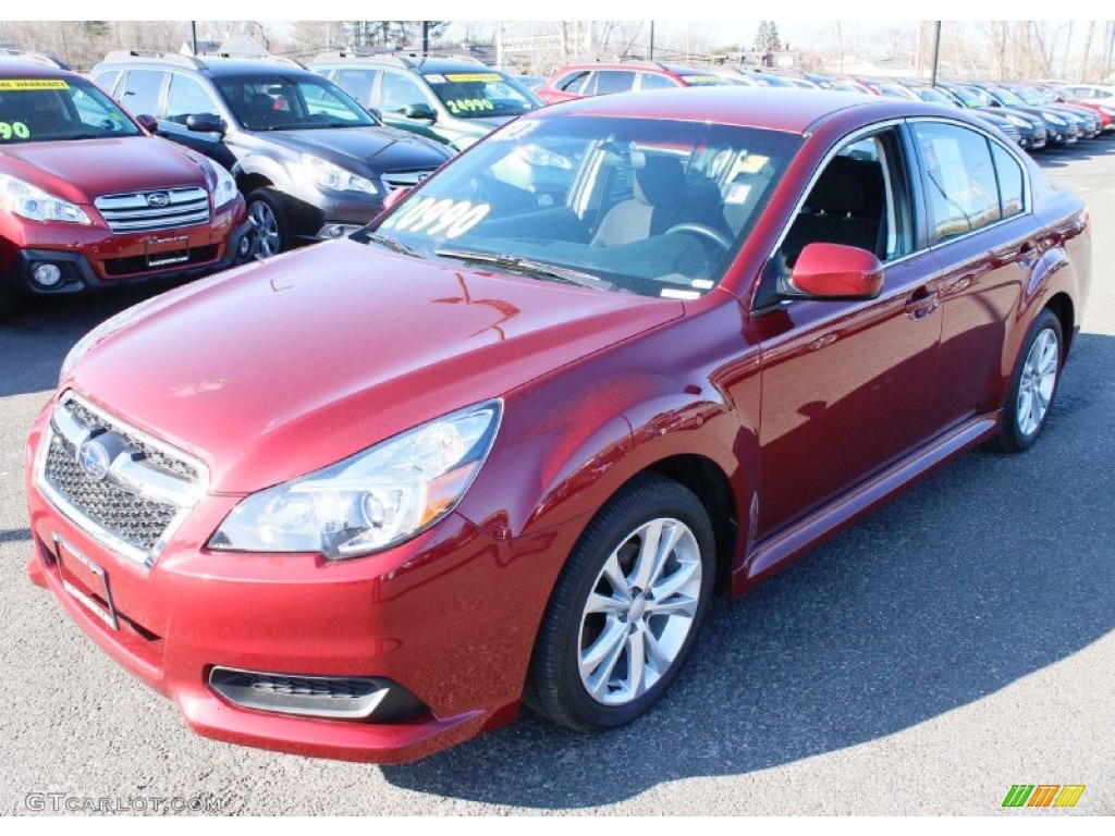 Venetian Red Pearl 2013 Subaru Legacy 2.5i Premium Exterior Photo #91869053