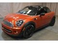 2013 Spice Orange Metallic Mini Cooper Coupe  photo #1