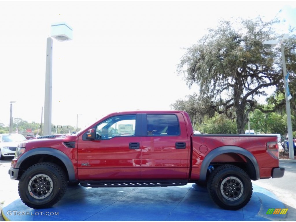 Ruby Red 2014 Ford F150 SVT Raptor SuperCrew 4x4 Exterior Photo #91869470