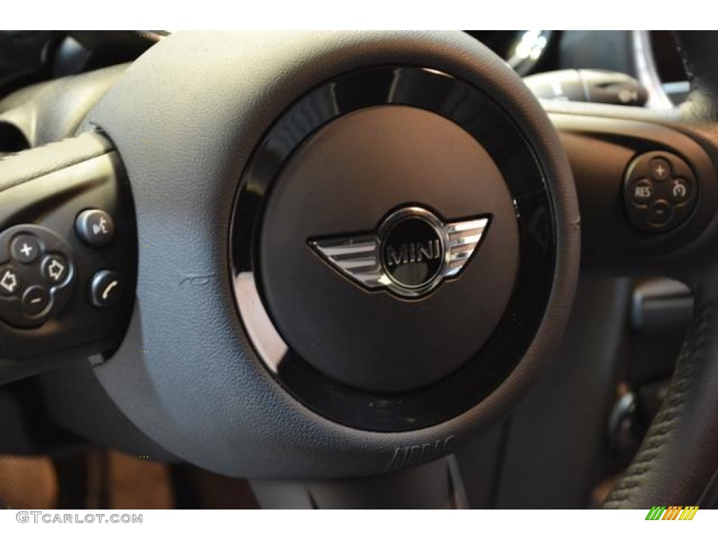 2013 Cooper Coupe - Spice Orange Metallic / Carbon Black Lounge Leather photo #24