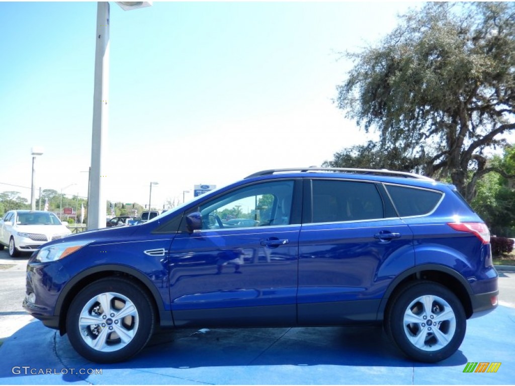 2014 Escape SE 2.0L EcoBoost - Deep Impact Blue / Medium Light Stone photo #2