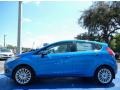 2014 Blue Candy Ford Fiesta Titanium Hatchback  photo #2