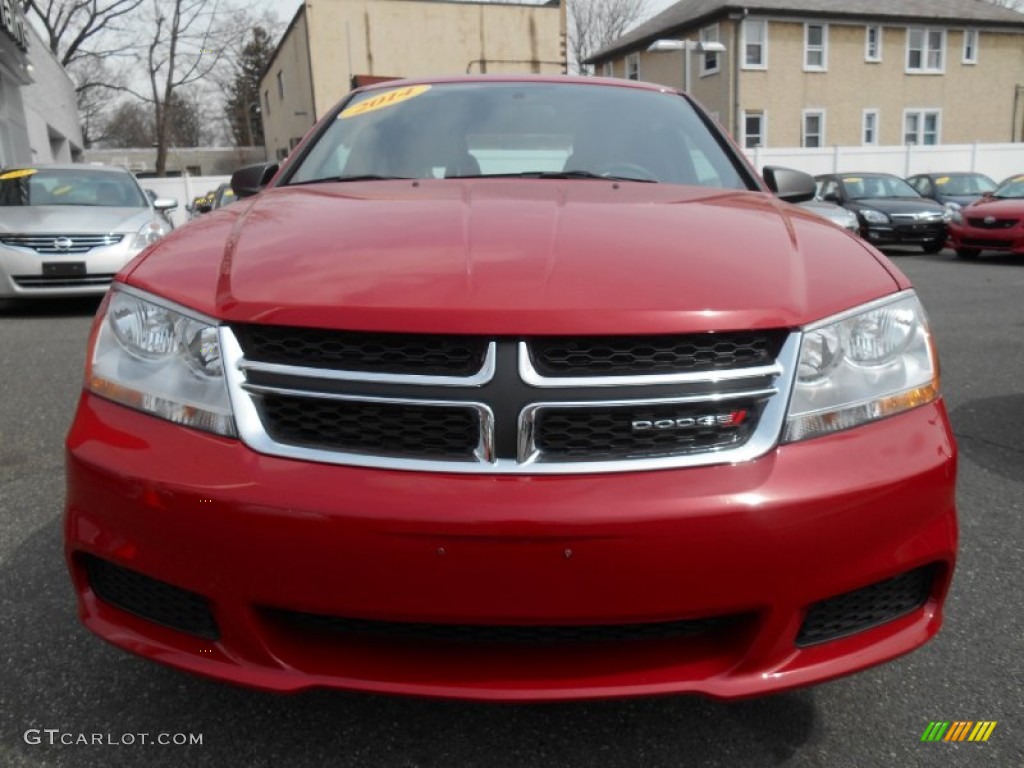 2014 Avenger SE - Deep Cherry Red Crystal Pearl / Black photo #2