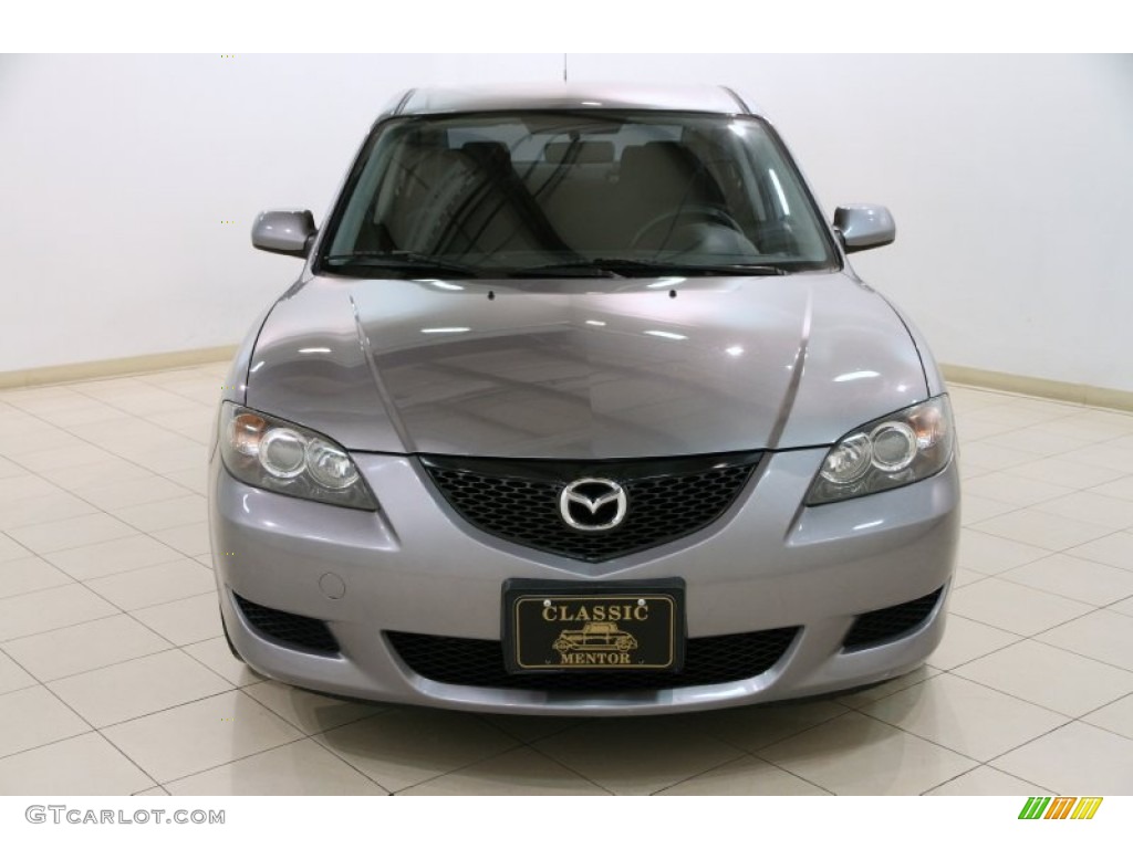 2006 MAZDA3 i Sedan - Titanium Gray Metallic / Black photo #2