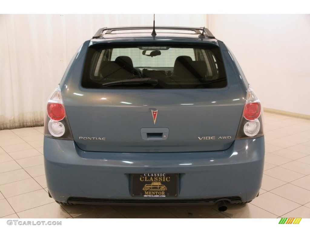 2009 Vibe 2.4 AWD - Mystic Blue Metallic / Ebony photo #13