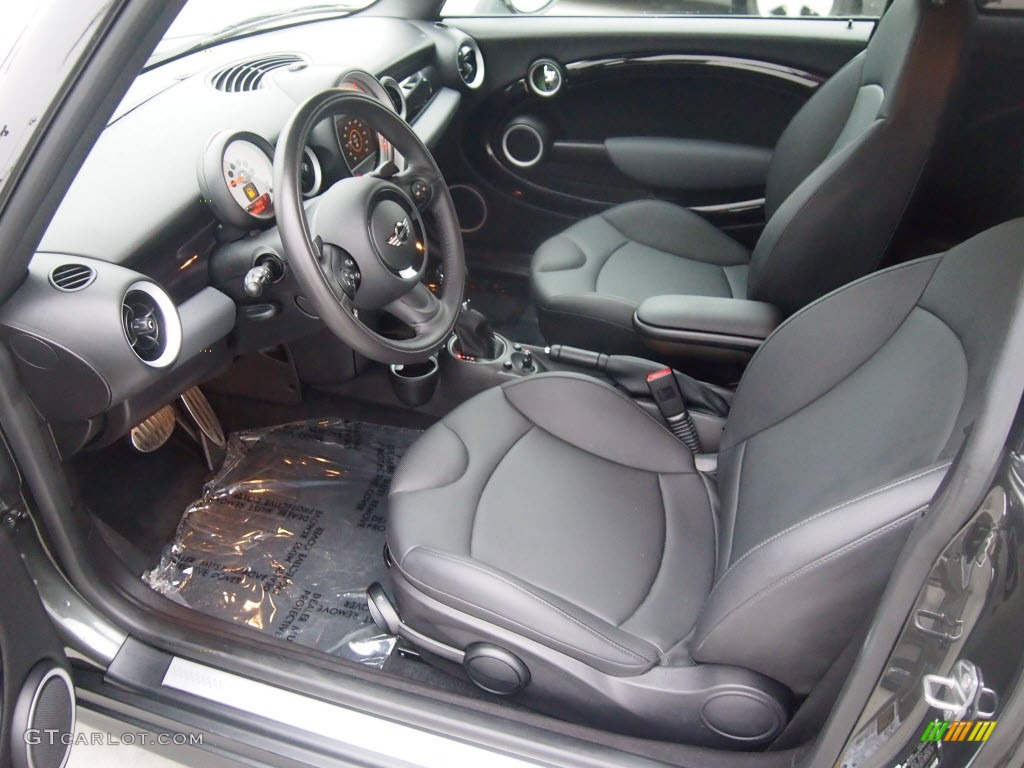 Carbon Black Interior 2011 Mini Cooper S Hardtop Photo #91872731