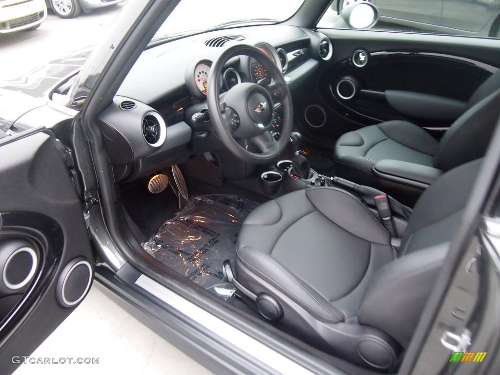 Carbon Black Interior 2011 Mini Cooper S Hardtop Photo #91872803