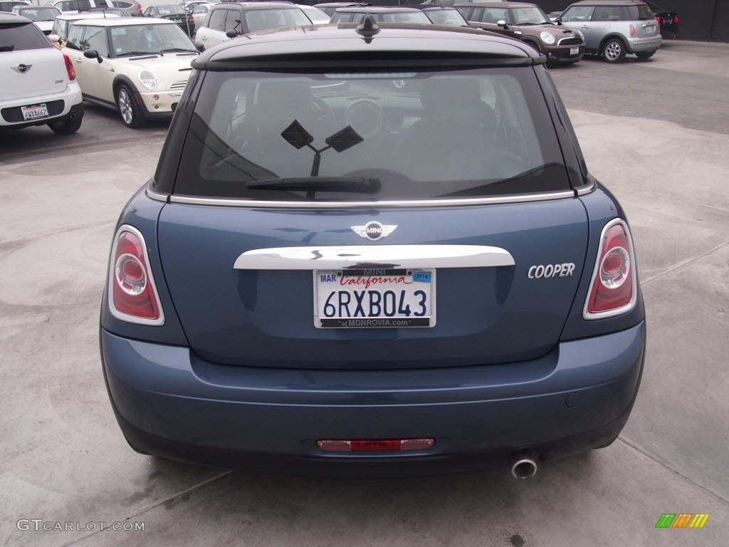 2011 Cooper Hardtop - Horizon Blue Metallic / Carbon Black photo #5
