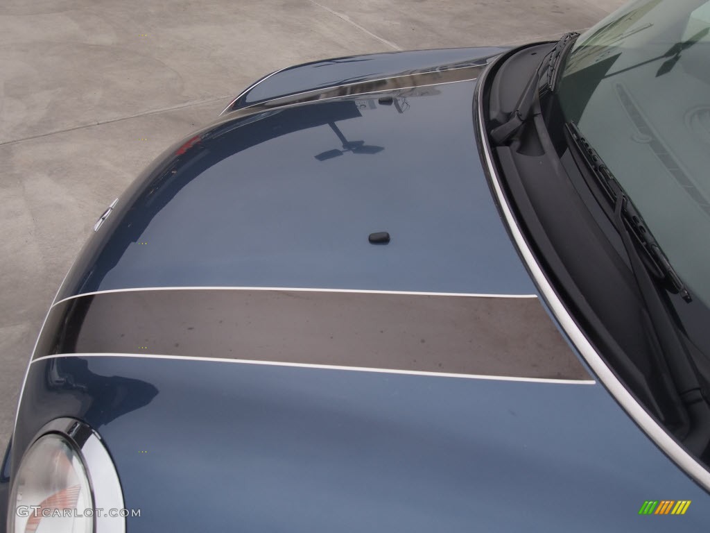 2011 Cooper Hardtop - Horizon Blue Metallic / Carbon Black photo #12
