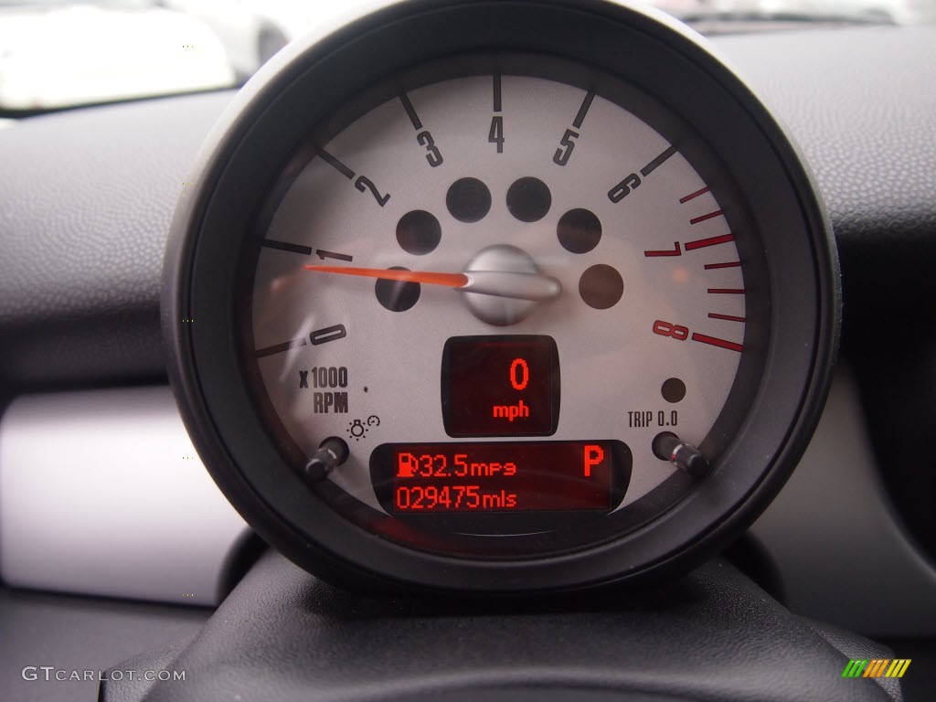 2011 Cooper Hardtop - Horizon Blue Metallic / Carbon Black photo #14