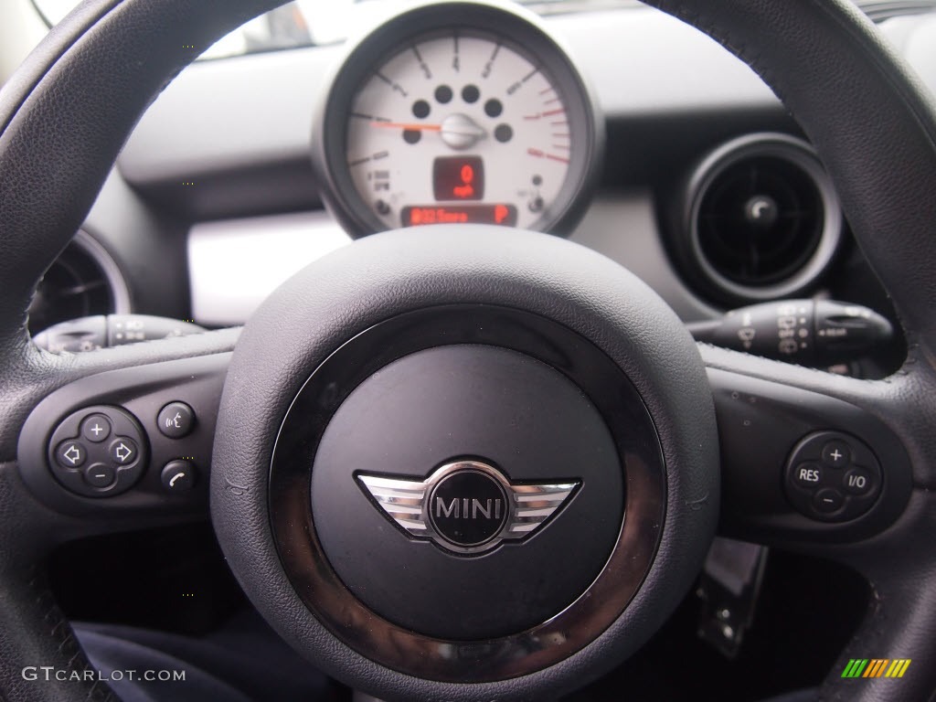 2011 Cooper Hardtop - Horizon Blue Metallic / Carbon Black photo #25