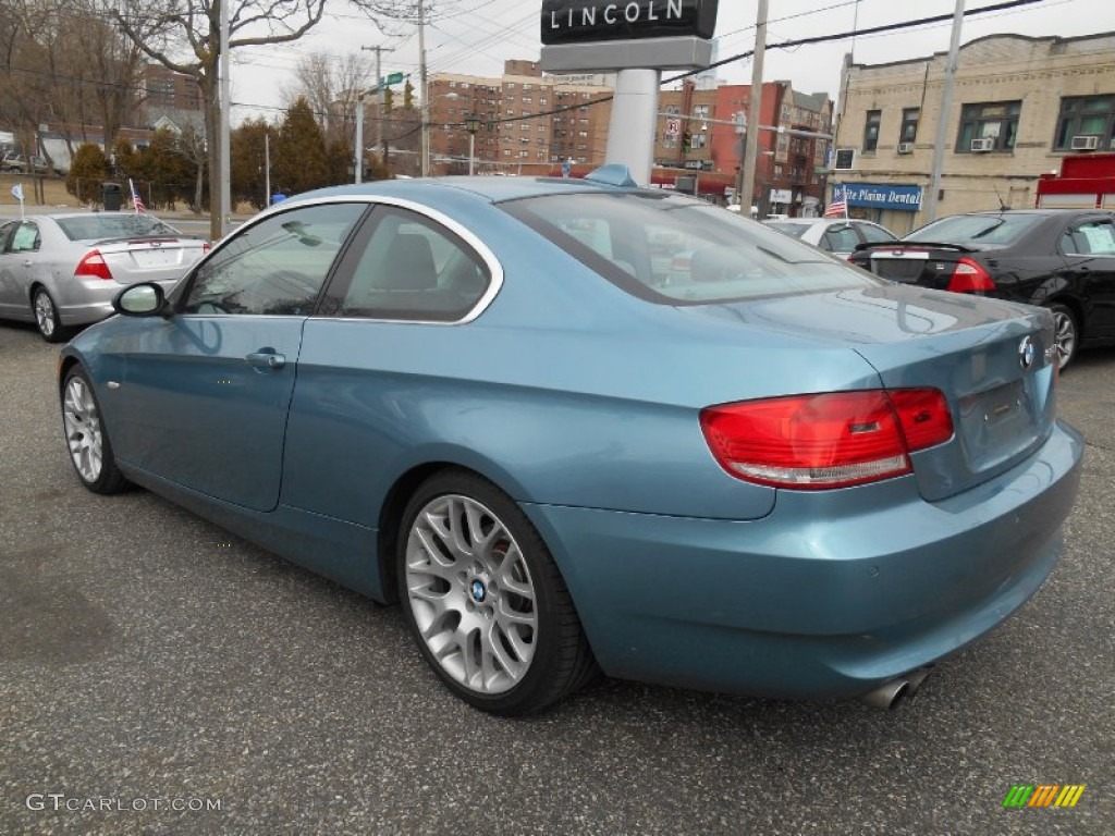 2008 3 Series 328i Coupe - Atlantic Blue Metallic / Gray photo #6