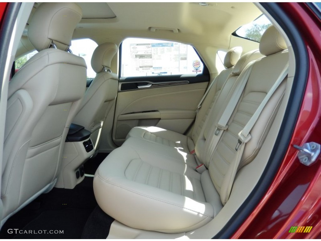 2014 Fusion Hybrid SE - Ruby Red / Dune photo #8