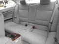 2008 BMW 3 Series Gray Interior Rear Seat Photo