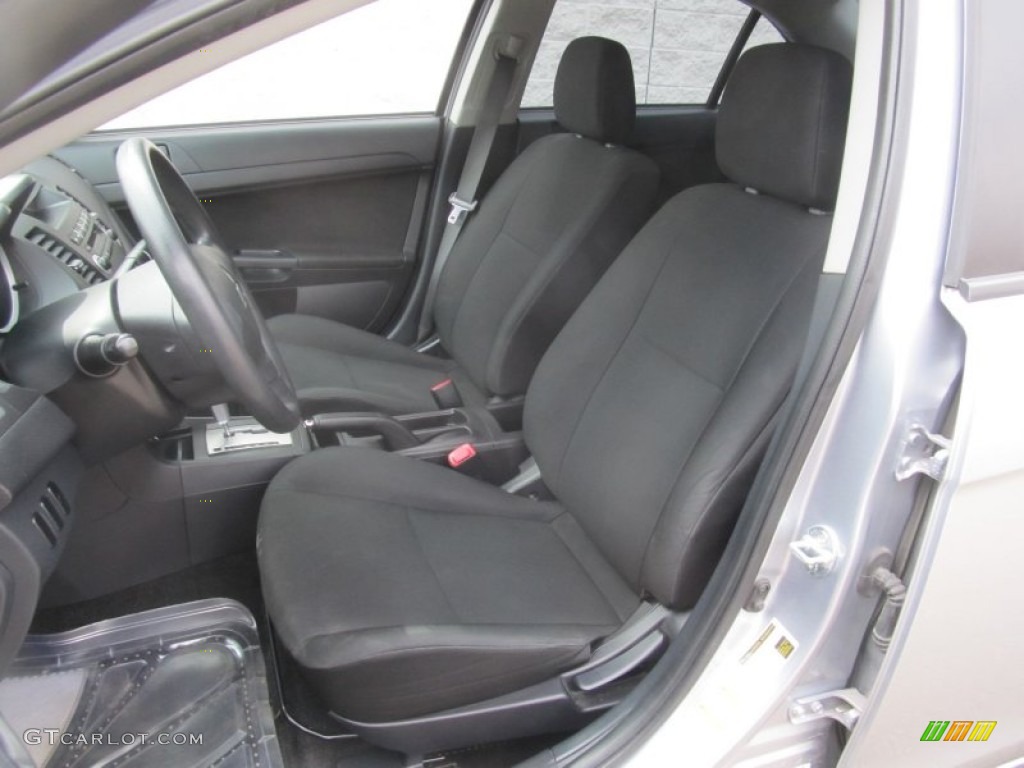 Black Interior 2009 Mitsubishi Lancer DE Photo #91875737