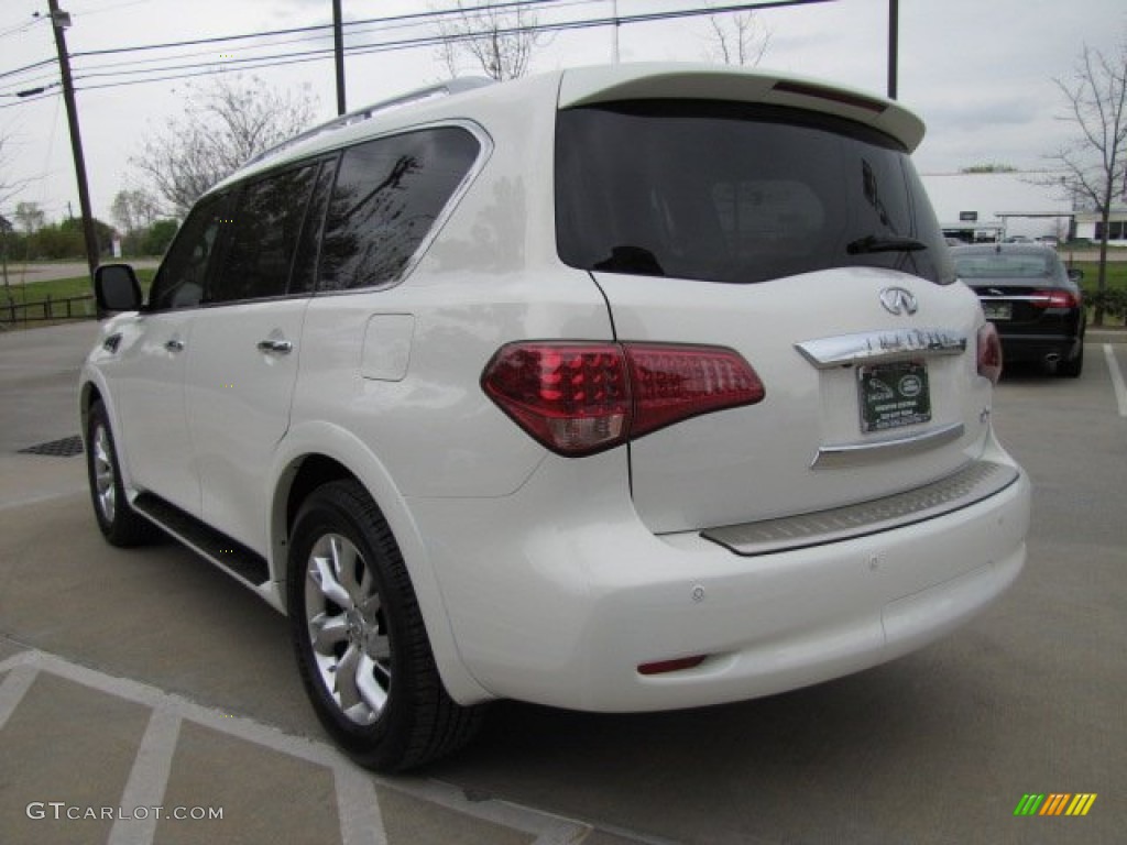 2013 QX 56 - Moonlight White / Graphite photo #8