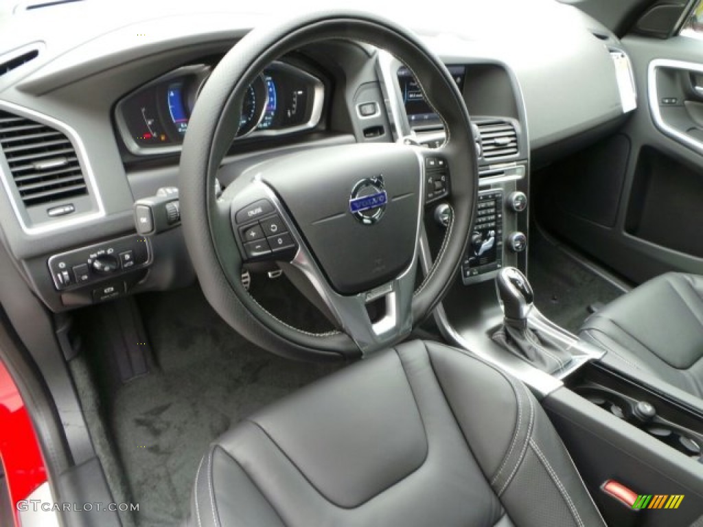R-Design Off Black Interior 2015 Volvo XC60 T6 AWD R-Design Photo #91877336