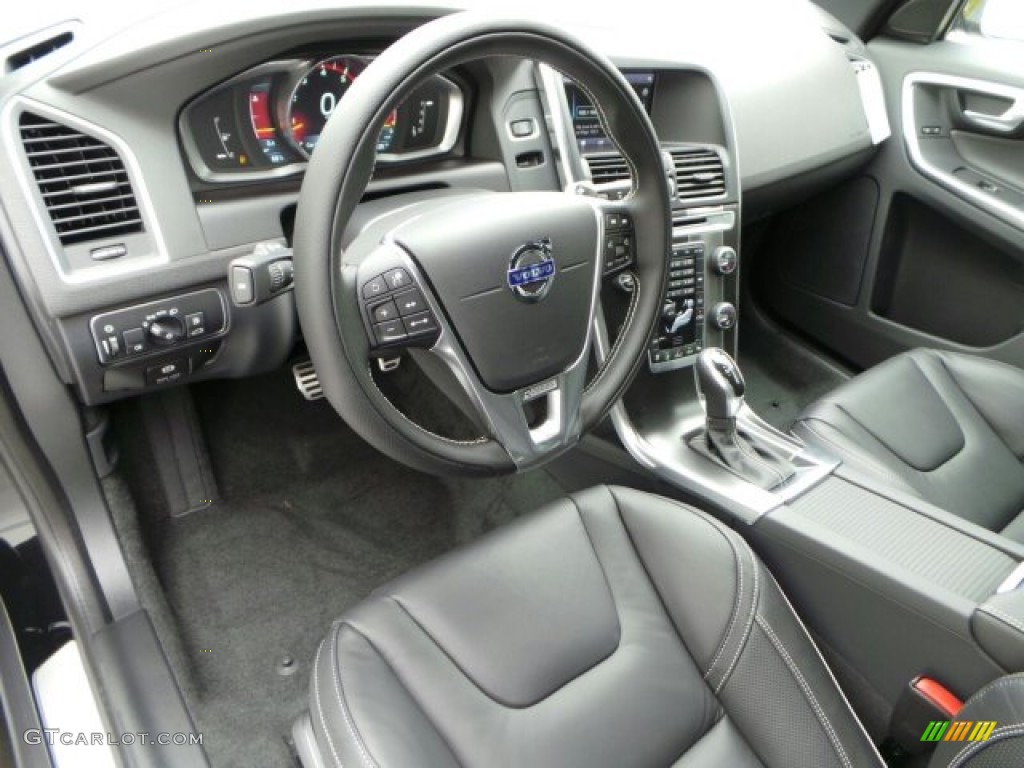 R-Design Off Black Interior 2015 Volvo XC60 T6 AWD R-Design Photo #91878040