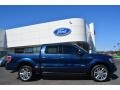 2014 Blue Jeans Ford F150 Limited SuperCrew 4x4  photo #2