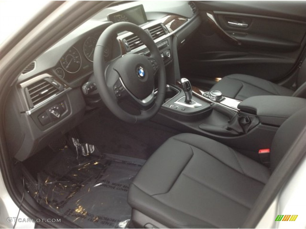 2014 3 Series 328i Sedan - Glacier Silver Metallic / Black photo #6