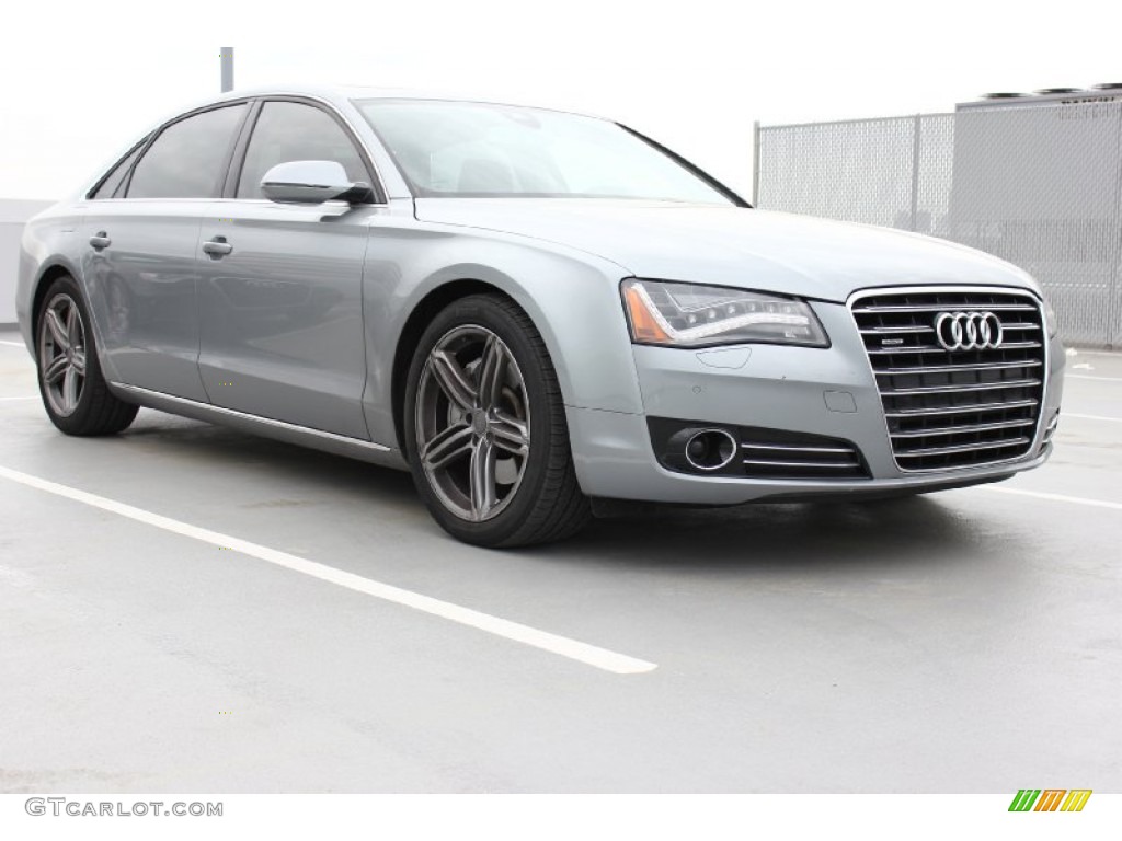 2013 A8 L 3.0T quattro - Quartz Gray Metallic / Black photo #1