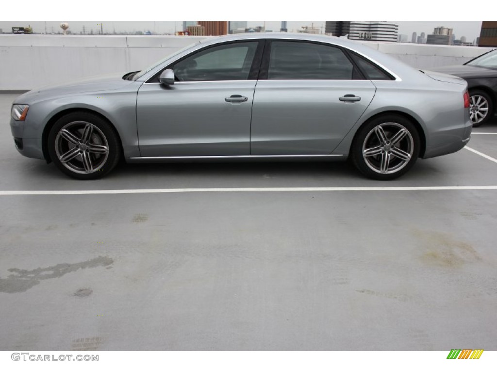 2013 A8 L 3.0T quattro - Quartz Gray Metallic / Black photo #4