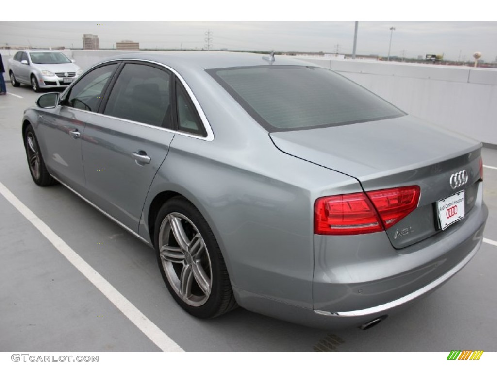 2013 A8 L 3.0T quattro - Quartz Gray Metallic / Black photo #5