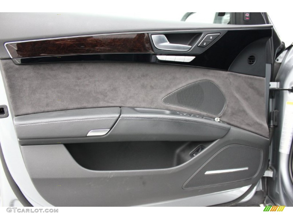 2013 A8 L 3.0T quattro - Quartz Gray Metallic / Black photo #8