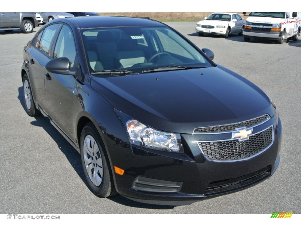 2014 Cruze LS - Black Granite Metallic / Jet Black/Medium Titanium photo #1