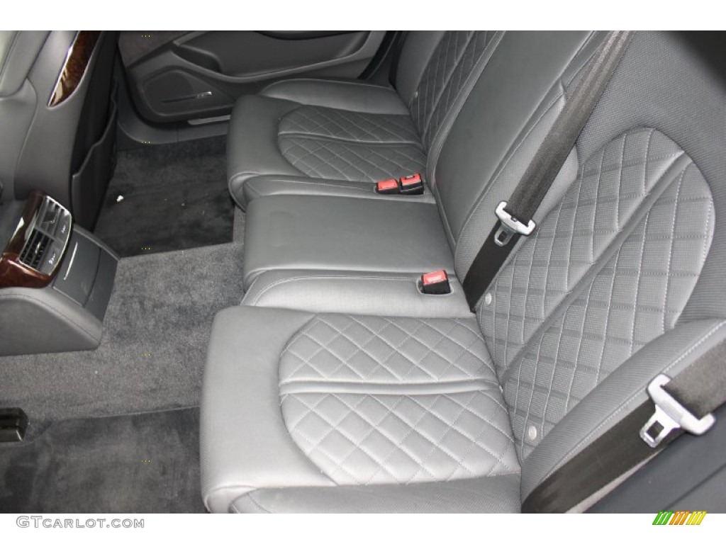 2013 A8 L 3.0T quattro - Quartz Gray Metallic / Black photo #43