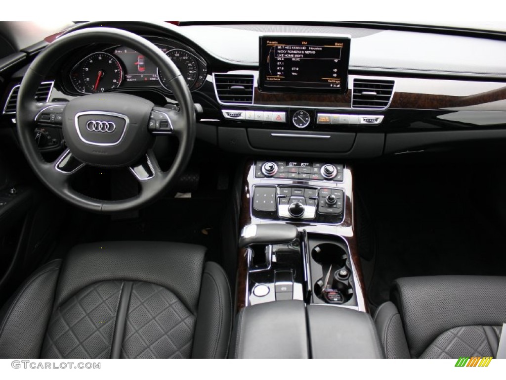 2013 A8 L 3.0T quattro - Quartz Gray Metallic / Black photo #45