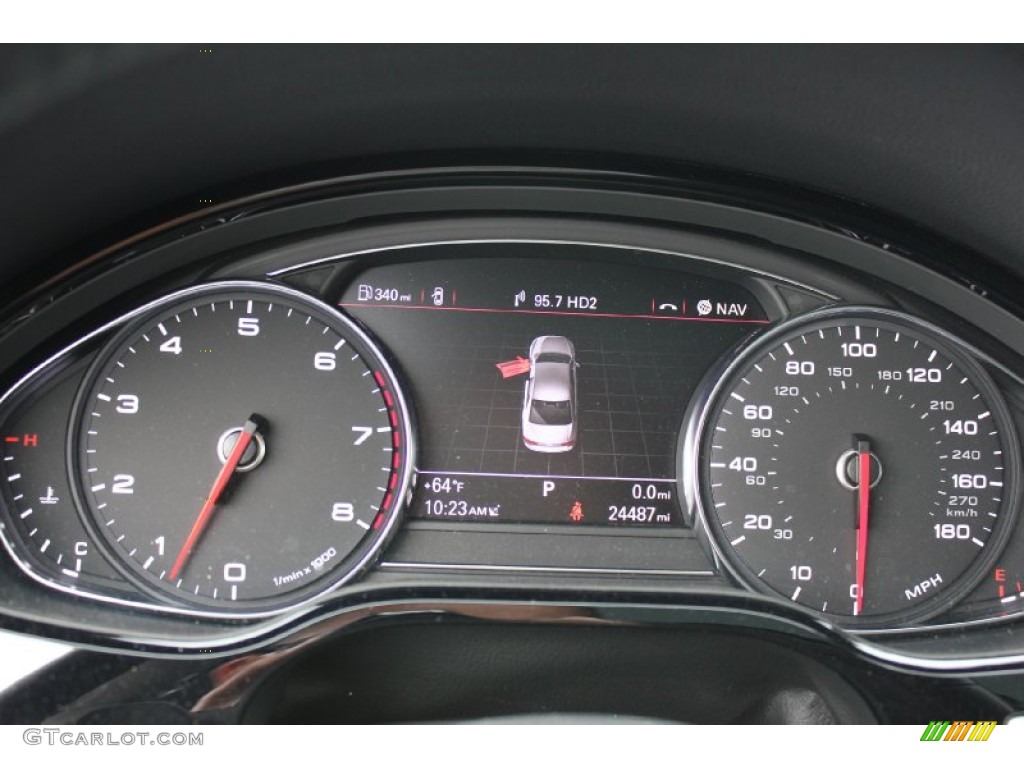 2013 A8 L 3.0T quattro - Quartz Gray Metallic / Black photo #49