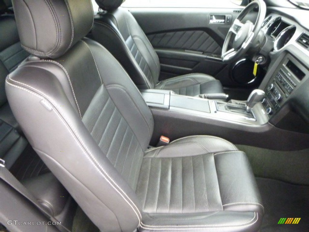 2014 Mustang V6 Premium Convertible - Black / Charcoal Black photo #10