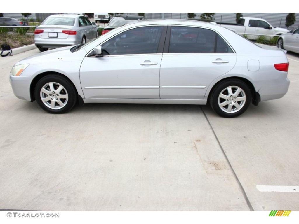 Satin Silver Metallic 2005 Honda Accord EX-L V6 Sedan Exterior Photo #91881995